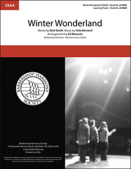 Winter Wonderland SSAA choral sheet music cover